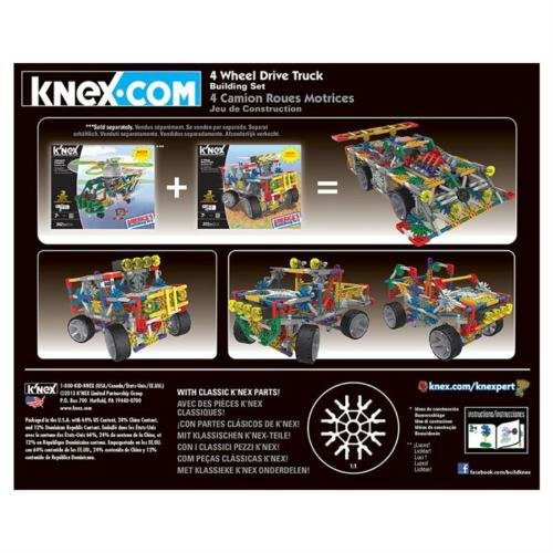 K'nex 4 Çeker Kamyon (Motorlu) Building Set 11414 Fiyatı