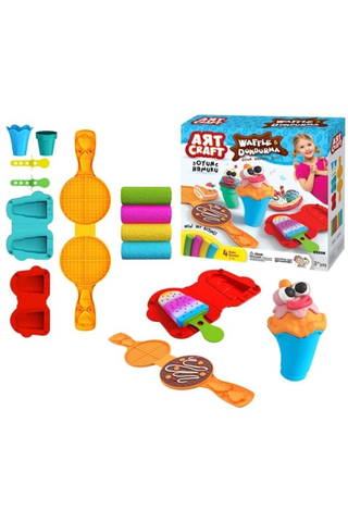 Art Craft Waffle Ve Dondurma Oyun Hamuru Seti 200 Gr