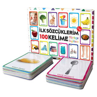 İlk Sözcüklerim - Türkçe İngilizce 100 Kelime - 12+ Ay