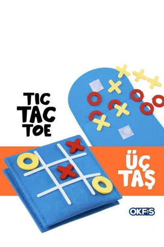 Xox 3 Taş Zarf Tasarımlı Keçe Oyun