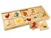 Ahşap Favori Yiyecekleri Bul Puzzle