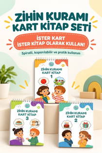 Dka Yayınları Zihin Kuramı Kart Kitap Seti – 3 Kitap / 123 Etkinlik