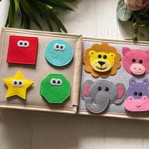 Robokids Montessori Zürafa Keçe Eğitim Kitabı-rbkds53